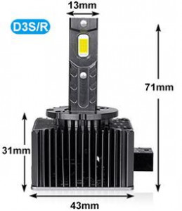 Светодиоды вместо ксенона HID to LED от SunRise цоколь D3S