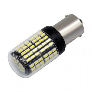 Светодиод BA15-3020-144SMD 1 контакт, цоколь BA15S (P21W)
