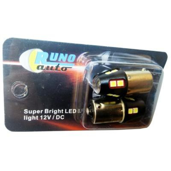 Лампочка в поворот BA15-3030-12SMD 1 контакт, цоколь BA15S (P21W)