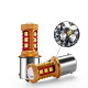 Светодиодные лампы в стопы и габариты BA15 3030-15SMD 1 контакт, цоколь BA15S (P21W)