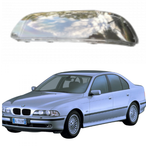 Стекло фары BMW 5 E39 левое 2000-2003 рестайлинг