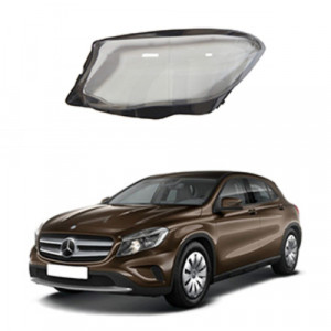 Стекло фары Mercedes GLA-class X156 2014-2017 Дорестайл левое